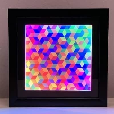 Color Shifting Framed Art